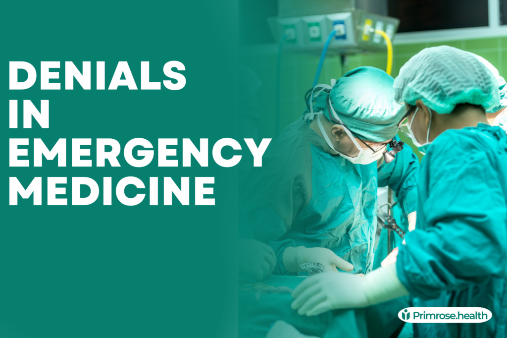 Denials in emergency Medicine