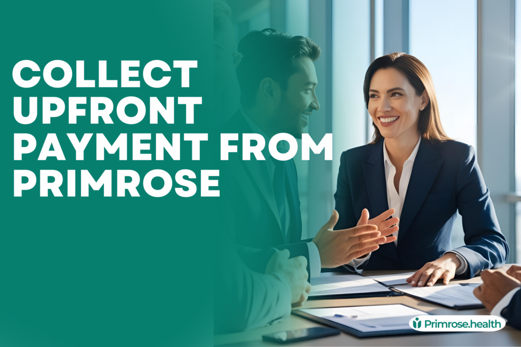 Collect more upfront